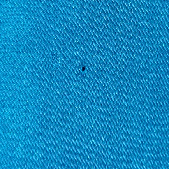 Soft silk blue floral and butterfly caftan. One size. - Picture 10 of 12